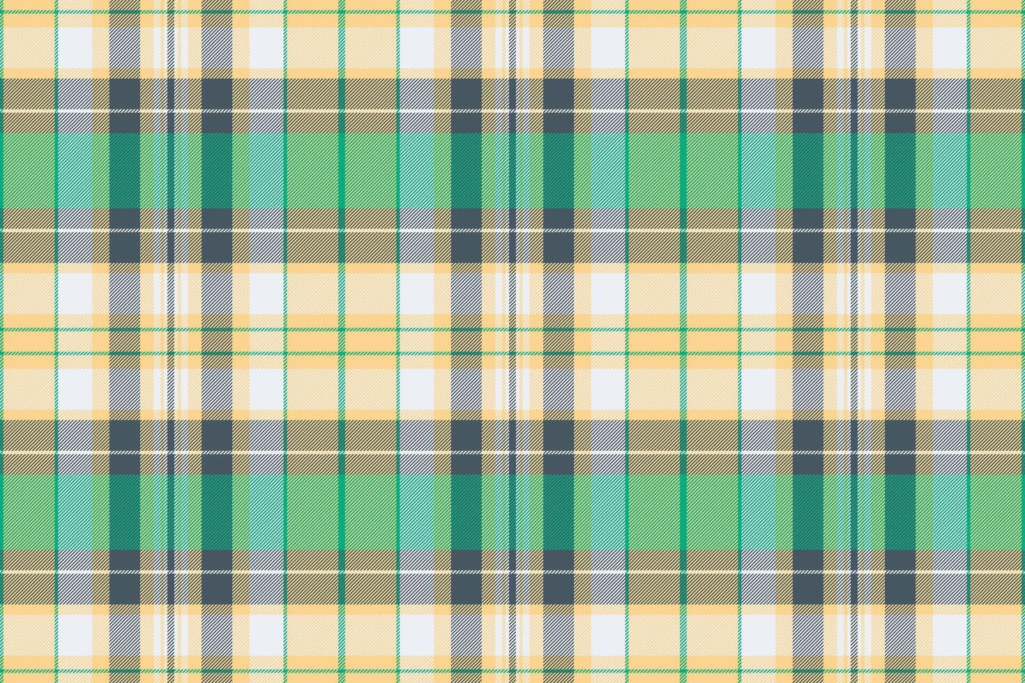 Fischgrätenmuster Stoff Muster Plaid, Stammes- nahtlos Textur Textil. einheimisch Tartan prüfen Vektor Hintergrund im Bernstein und Weiß Farben.