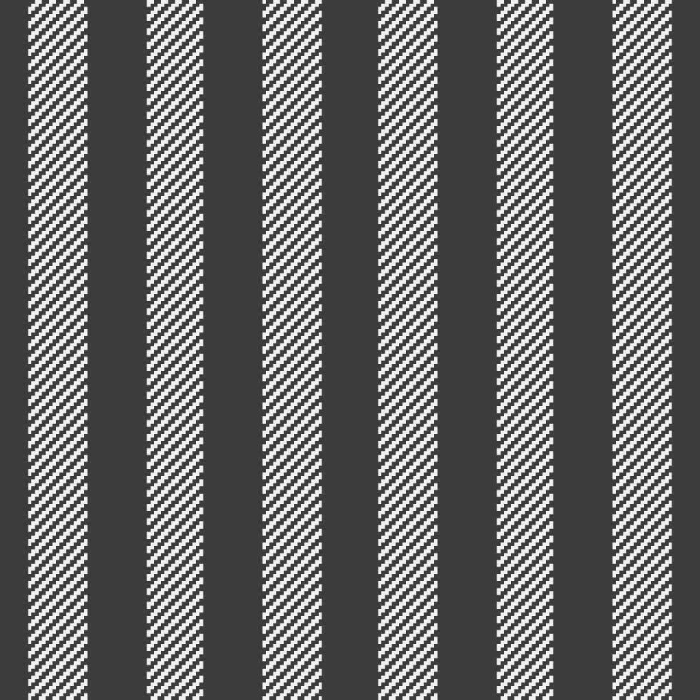 företag textil- bakgrund sömlös, fint rader vertikal mönster. arabicum rand vektor textur tyg i grå och vit färger.