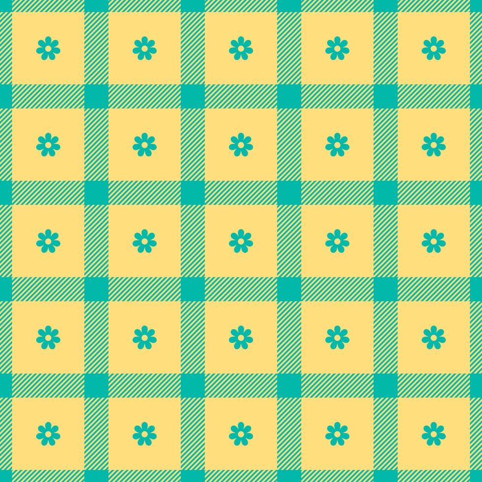 vår gingham mönster, sömlös kontrollerade plädar. pastell vichy bakgrund för skriva ut omslag papper, gif kort, inbjudan, påsk Semester design. vektor