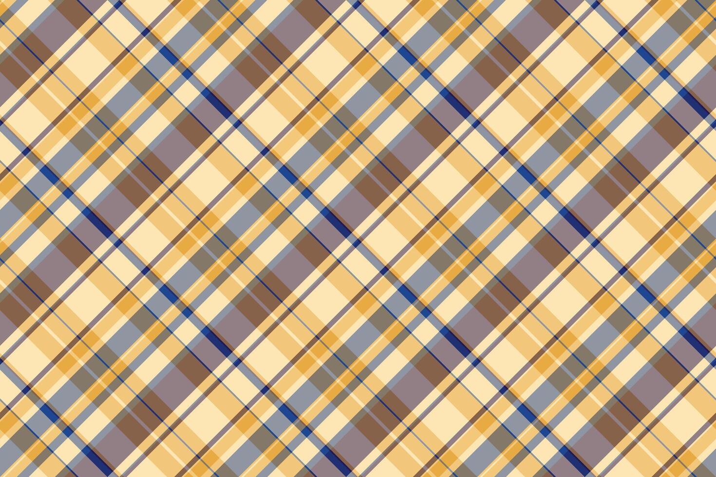 Hintergrund Vektor Plaid von Textil- Tartan Stoff mit ein prüfen Muster Textur nahtlos.