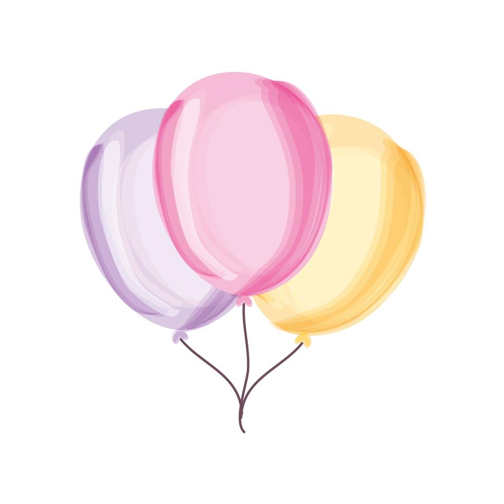Luftballons Party Feier vektor
