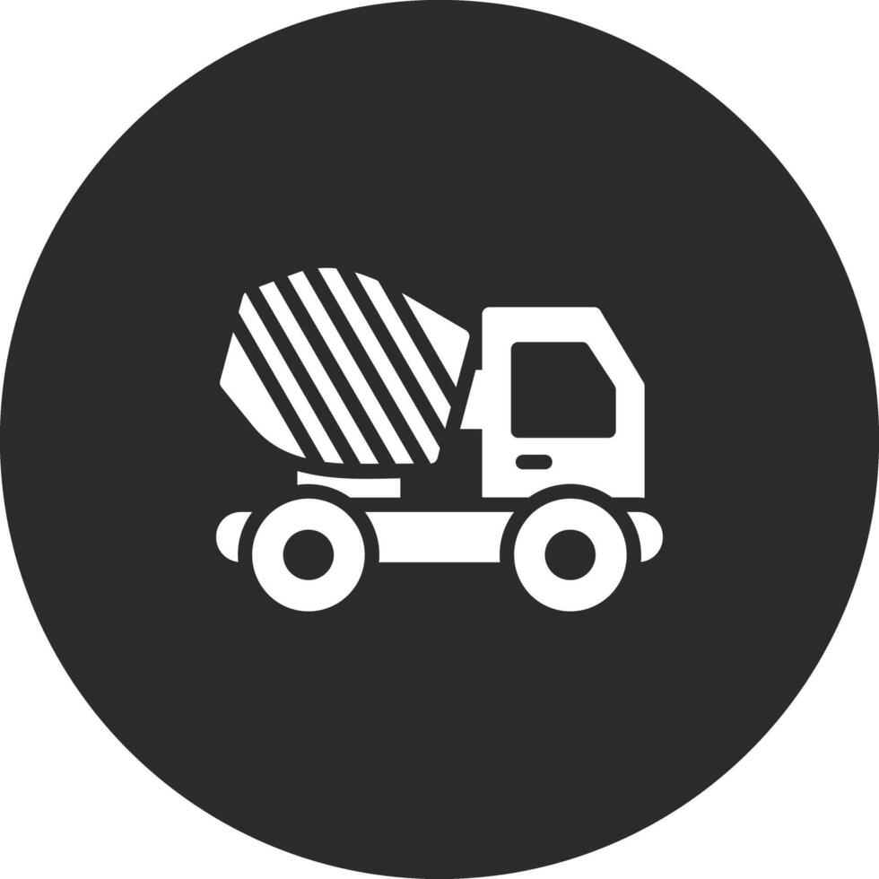 Beton Rührgerät LKW Vektor Symbol