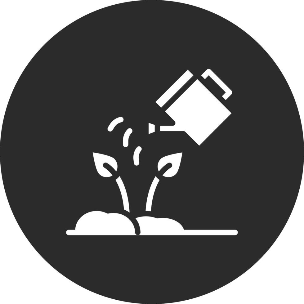 vattning växter vektor ikon
