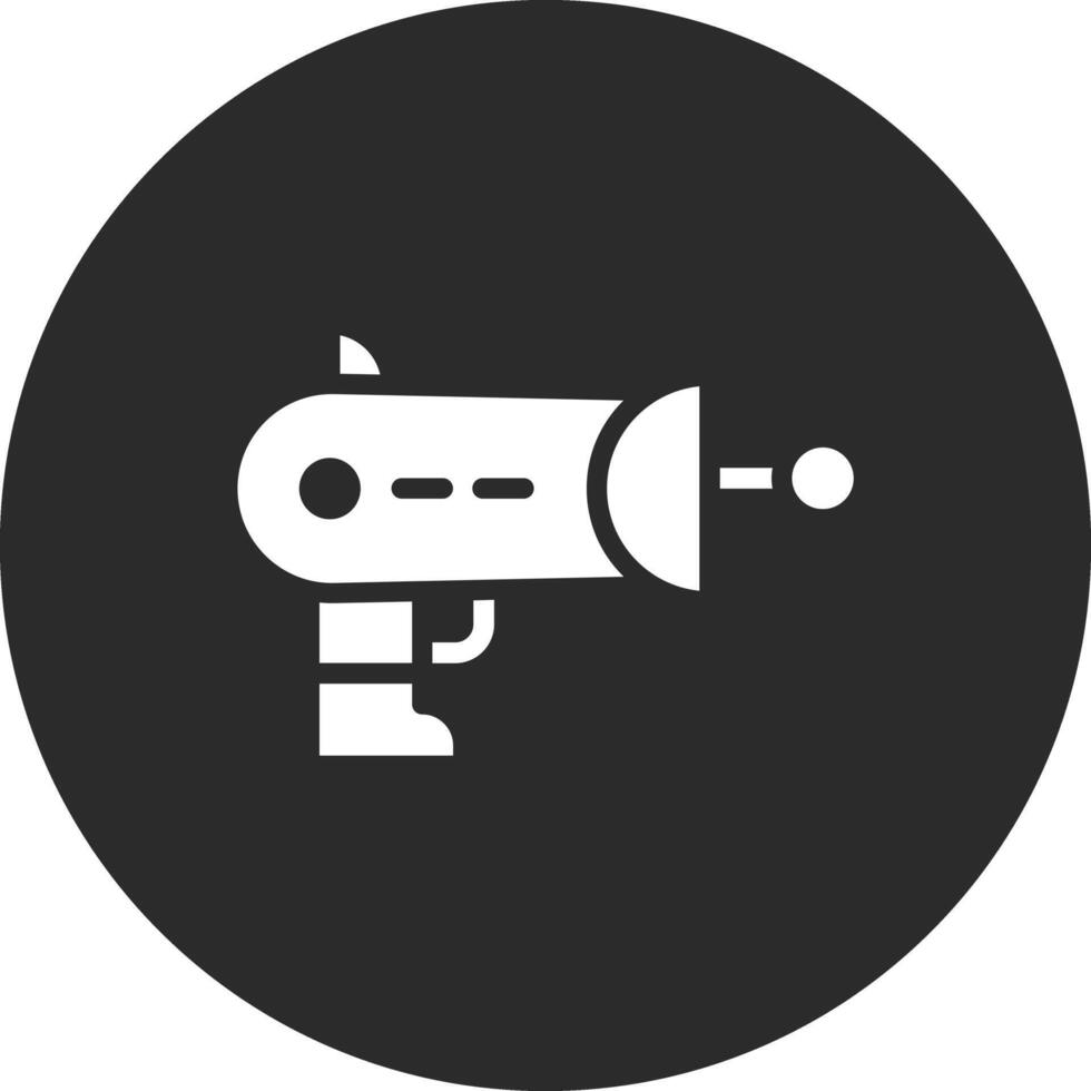 Plats pistol vektor ikon