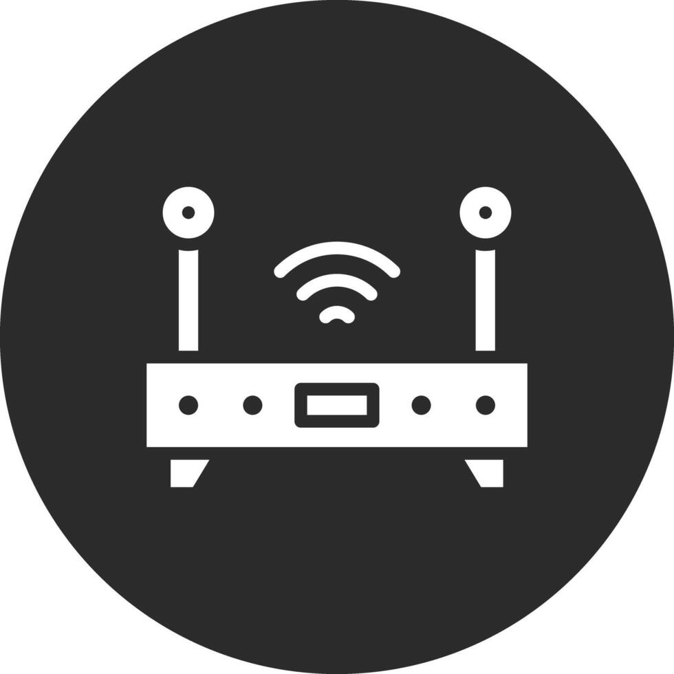 WLAN-Router-Vektorsymbol vektor