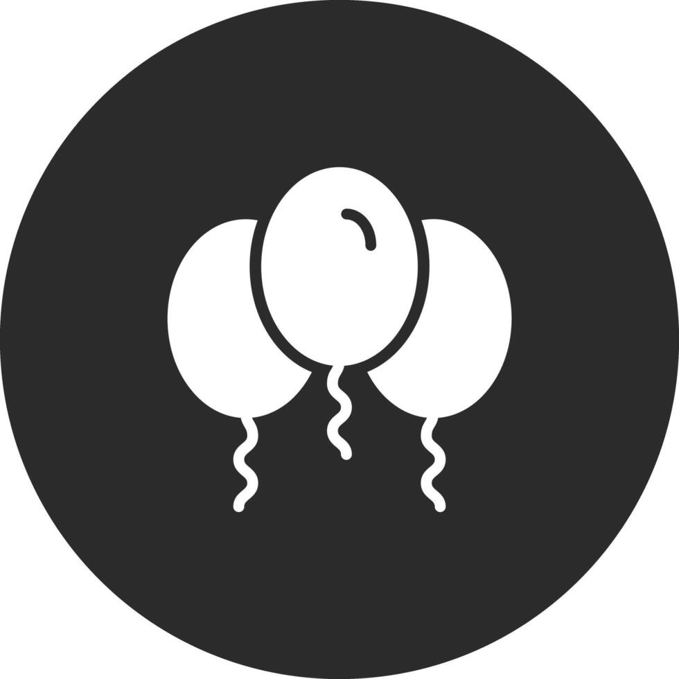 ny år ballonger vektor ikon