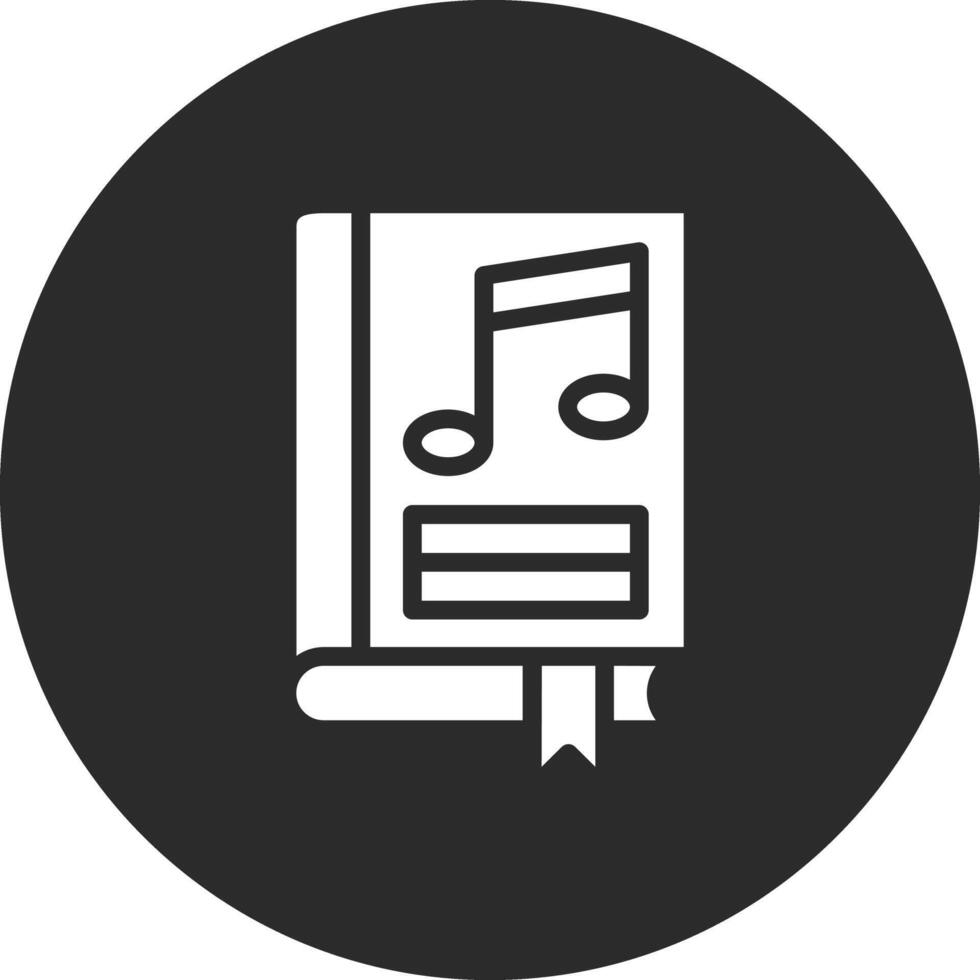 Musikbuch-Vektorsymbol vektor