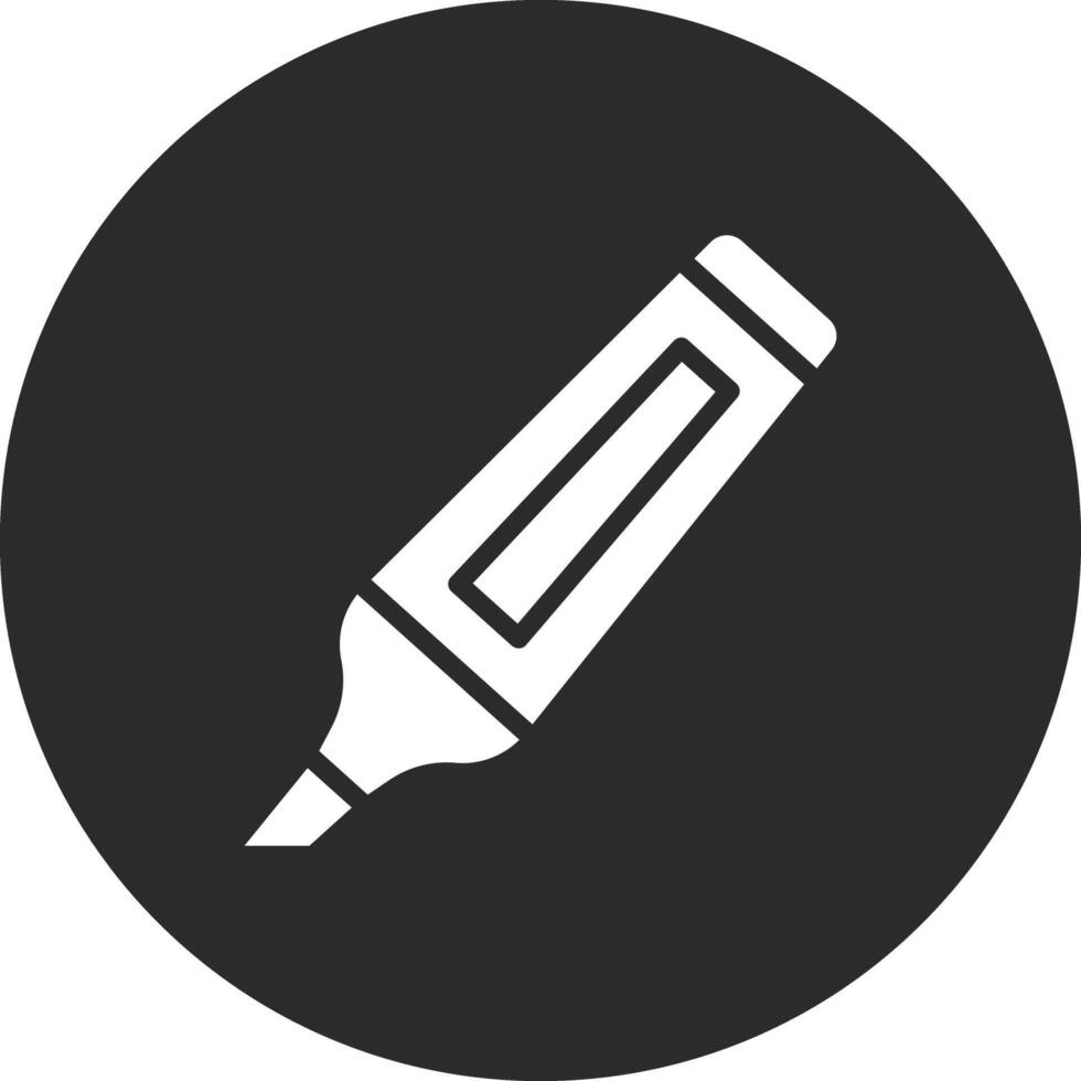 Textmarker-Vektorsymbol vektor