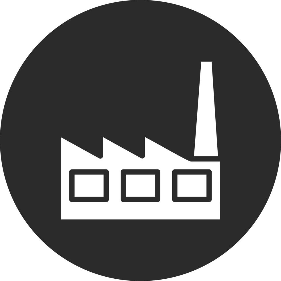 Fabrik-Vektor-Symbol vektor