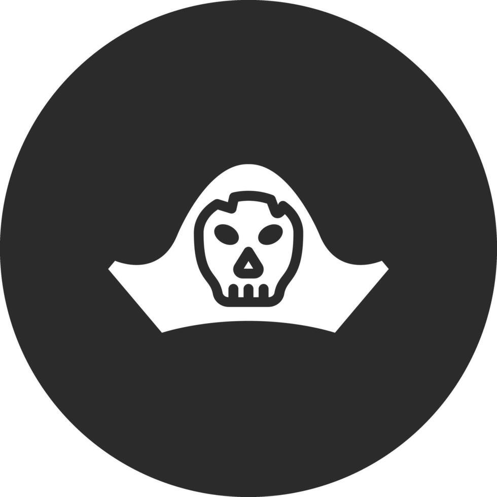 Piratenhut-Vektorsymbol vektor