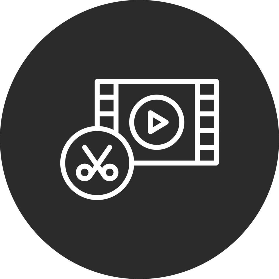 Film Bearbeitung Vektor Symbol