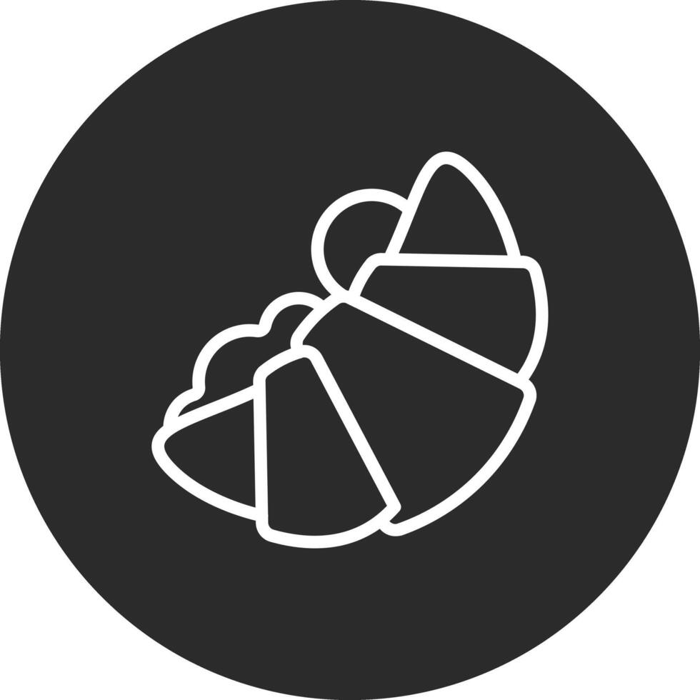 croissant vektor ikon