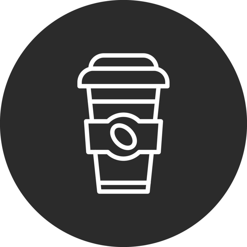 Kaffee wegbringen Vektor Symbol