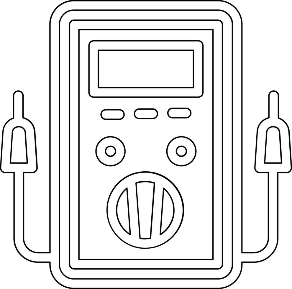 Prüfer Maschine Vektor Symbol