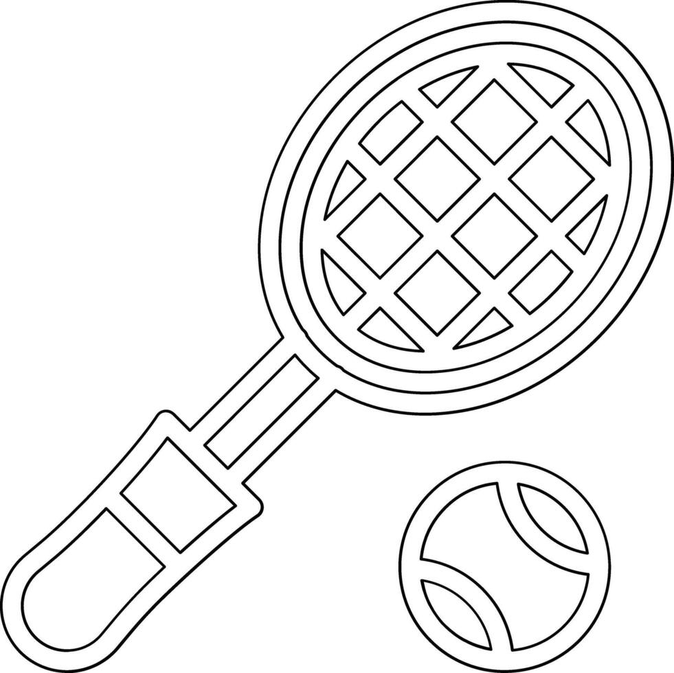 Tennis-Vektor-Symbol vektor