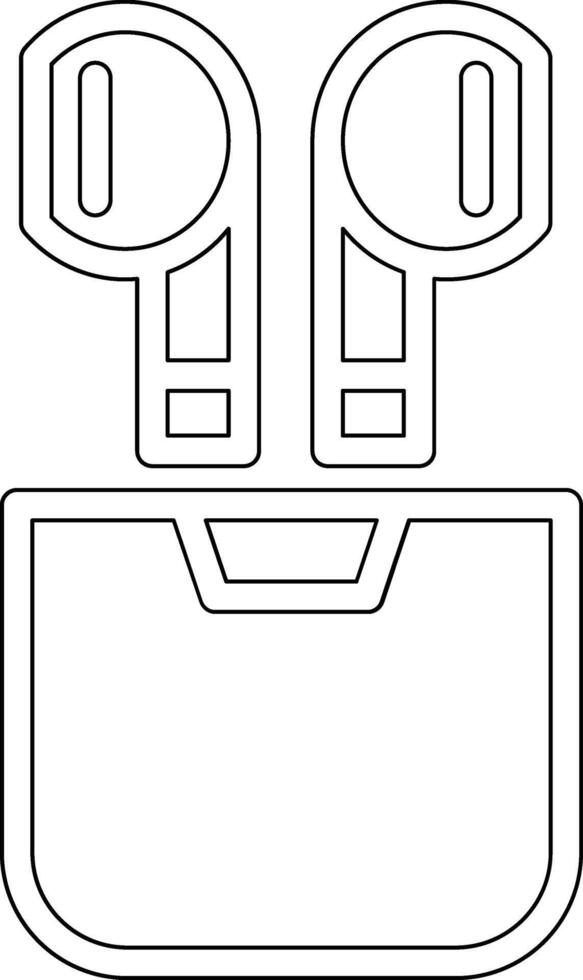 kabellos Kopfhörer Vektor Symbol