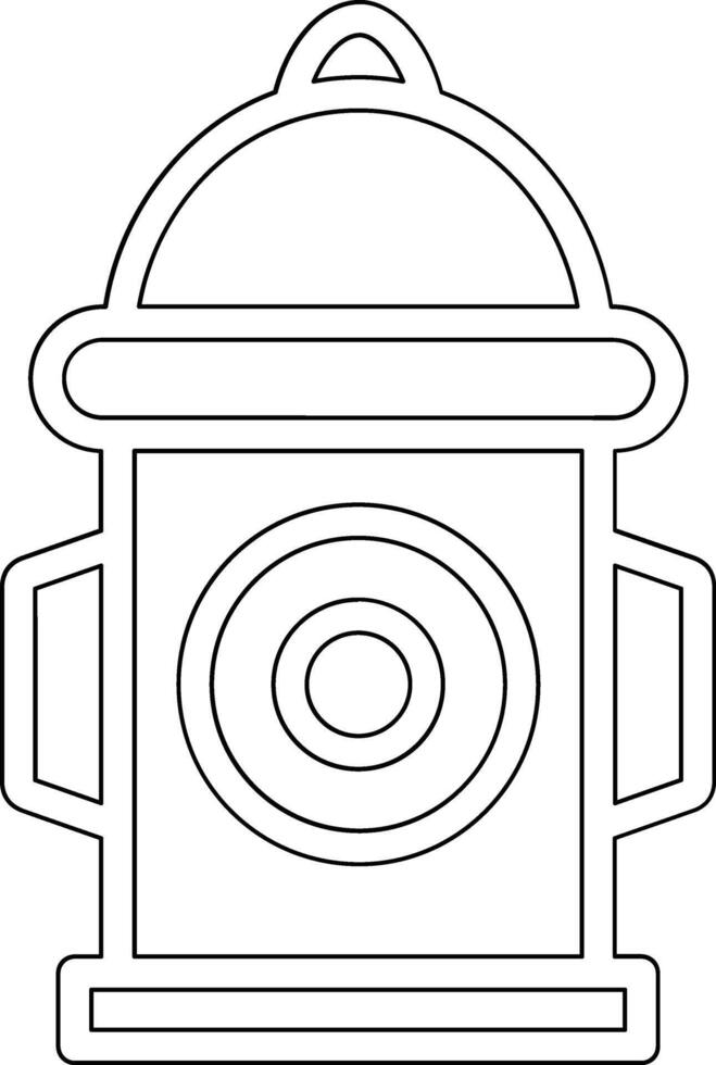 Hydranten-Vektor-Symbol vektor