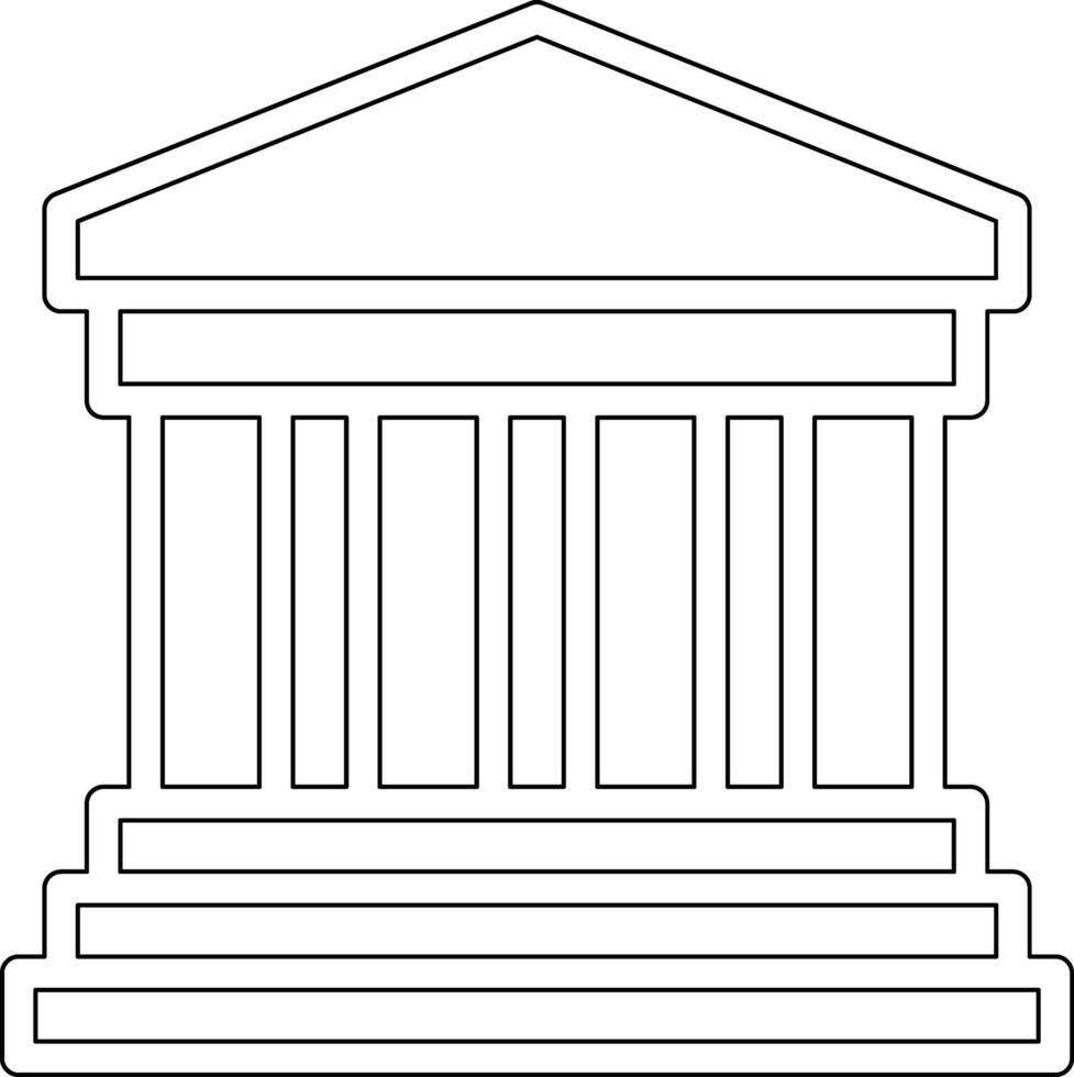 griechisch Tempel Vektor Symbol