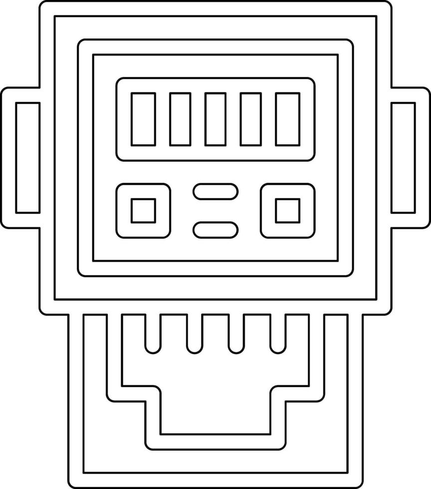 elektrisk meter vektor ikon