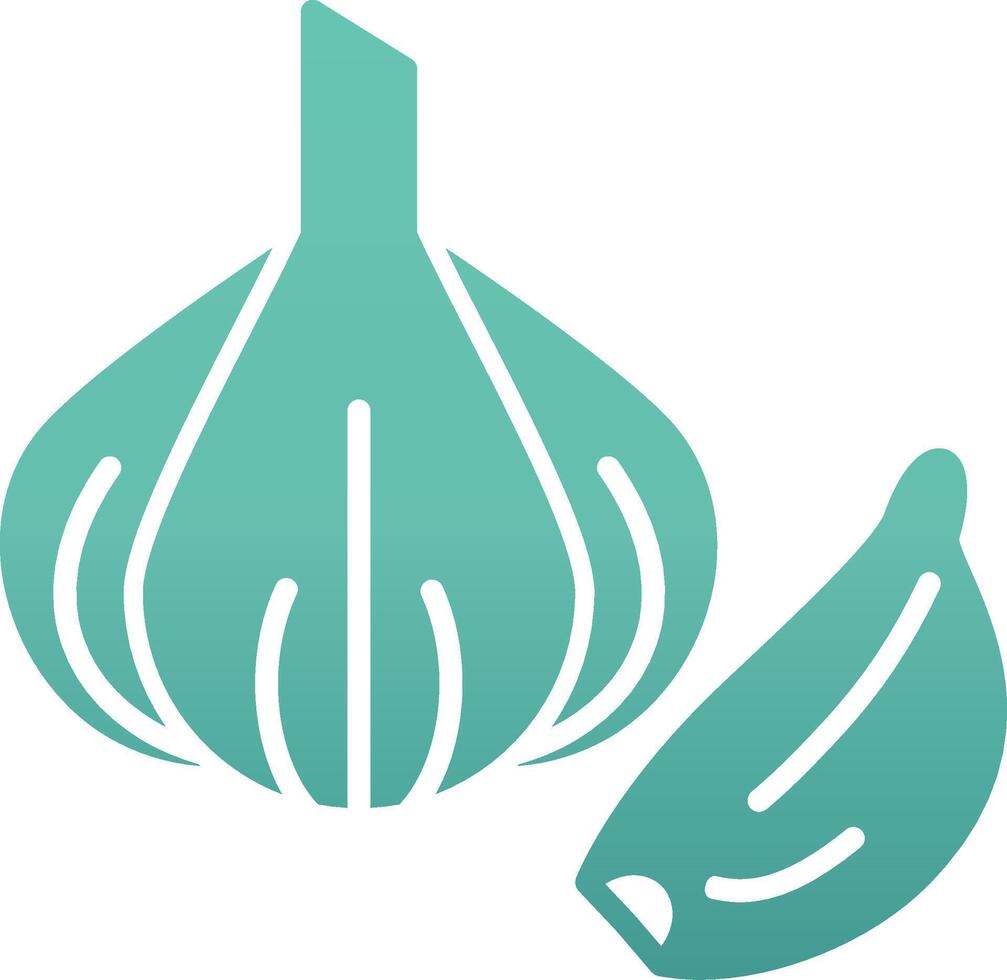 Knoblauch-Vektor-Symbol vektor