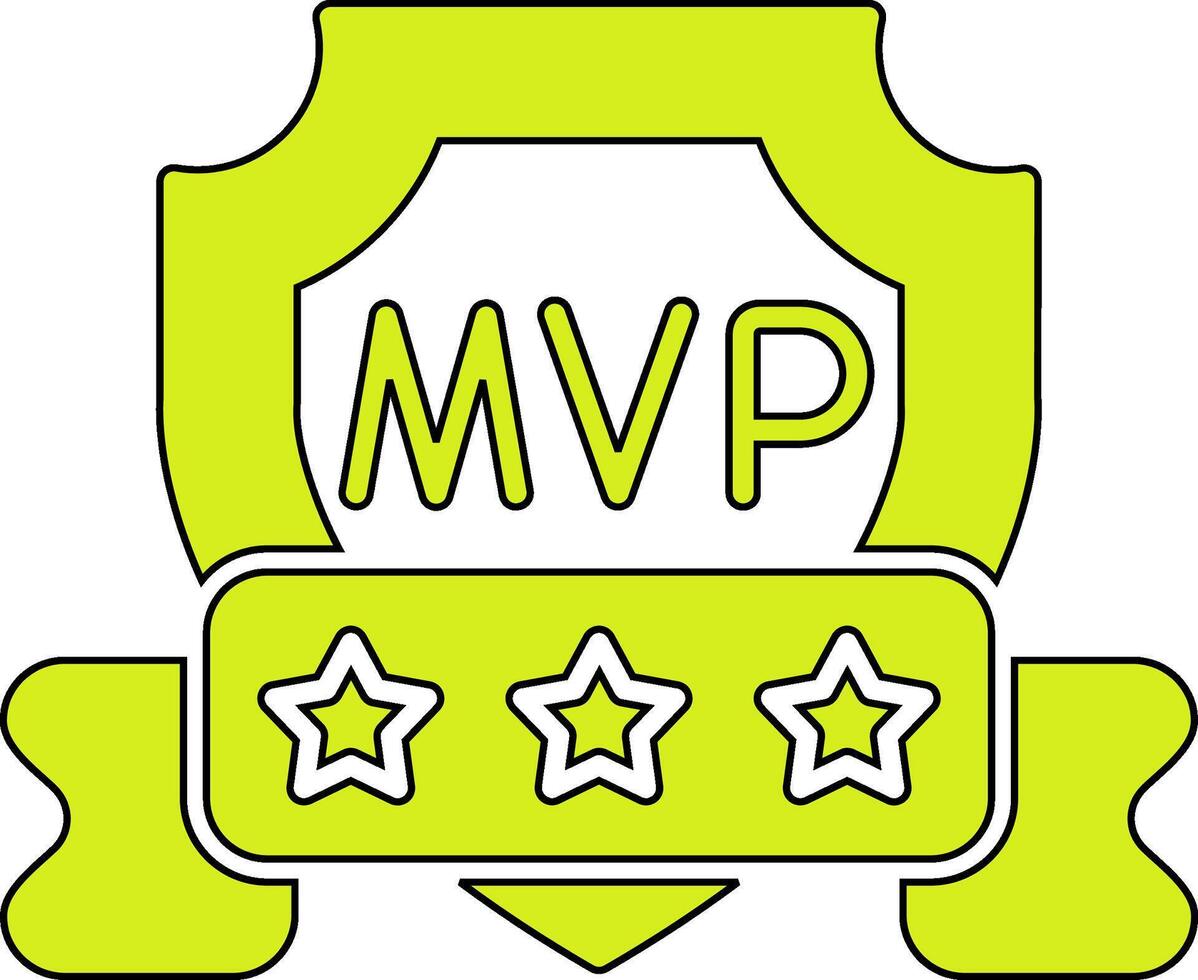 mvp vektor ikon