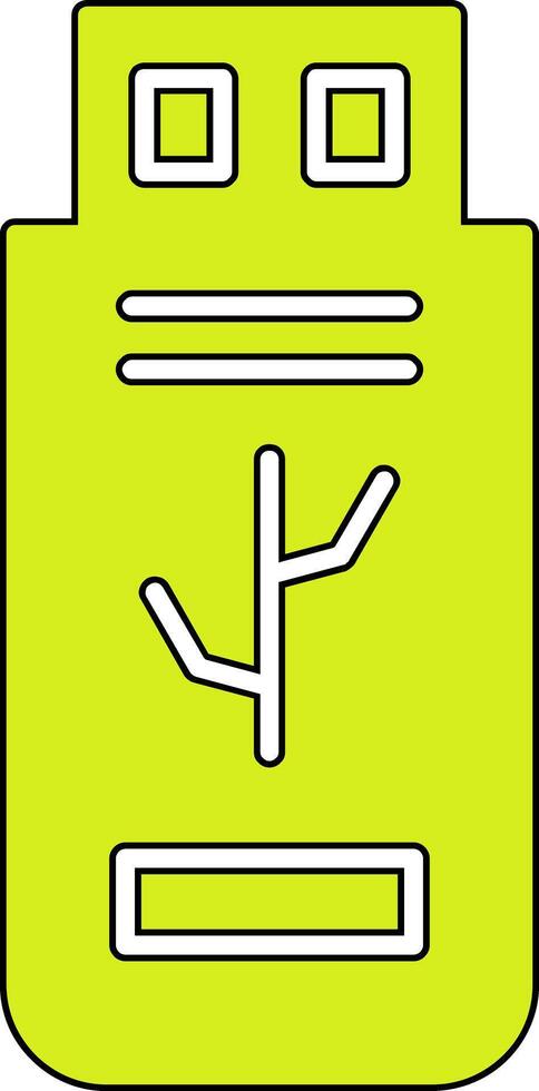 Blitz Platte Vektor Symbol