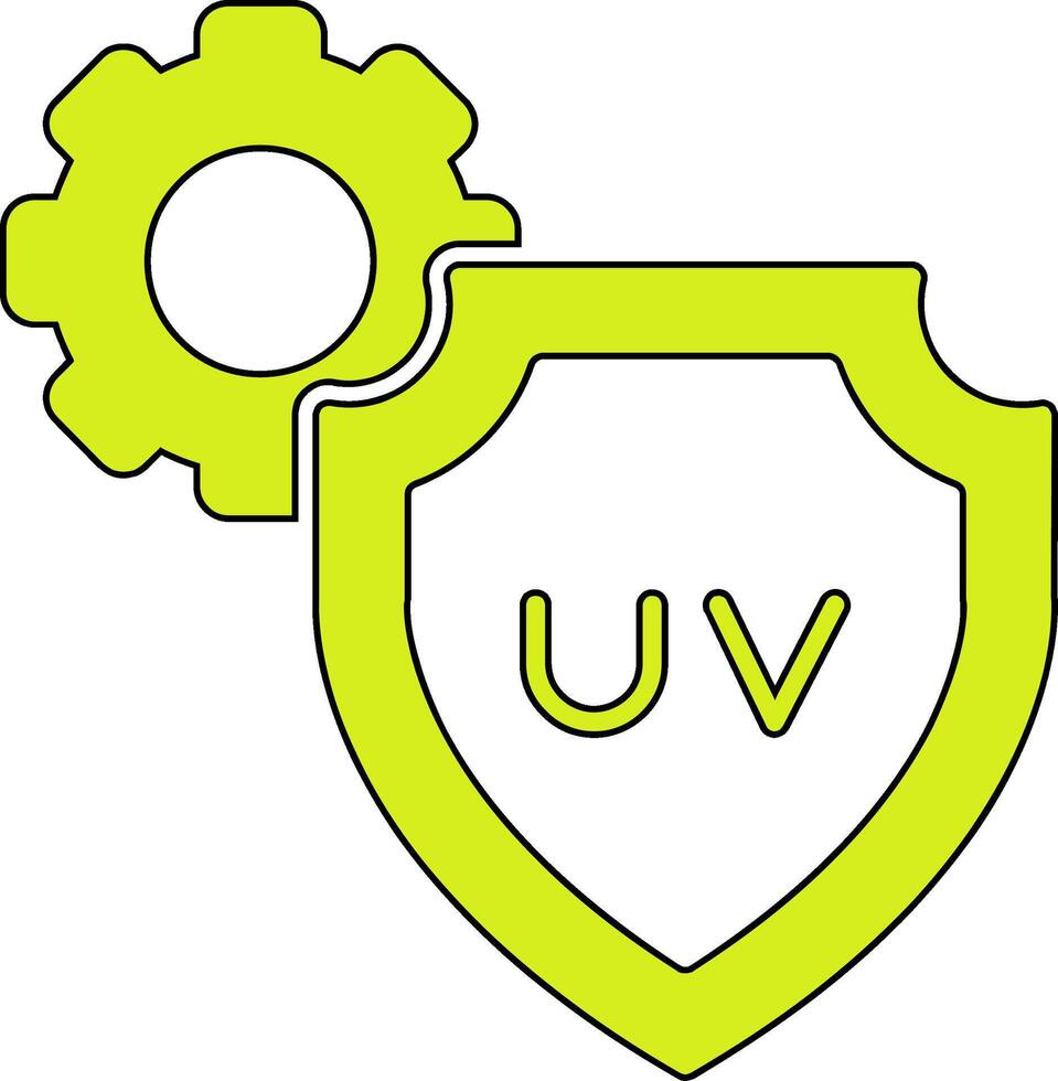 Schutzvektorsymbol vektor