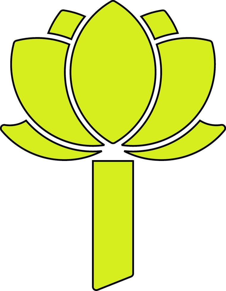 Lotus-Vektor-Symbol vektor