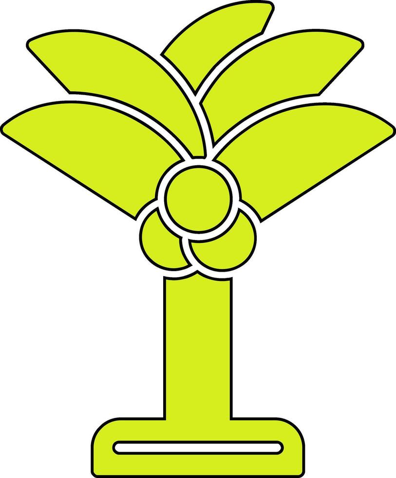 Palme-Vektor-Symbol vektor