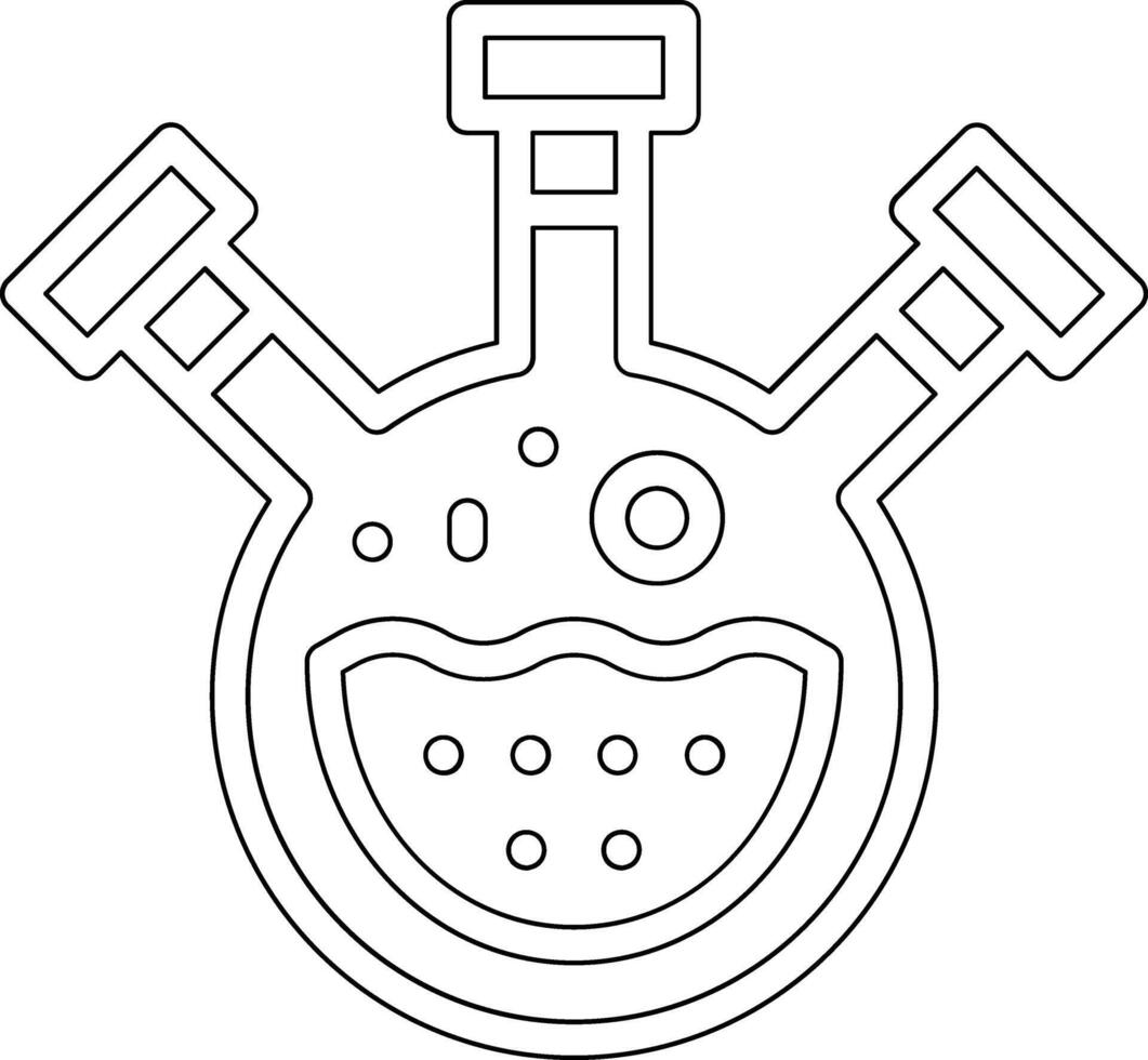 drei Hals Flasche Vektor Symbol