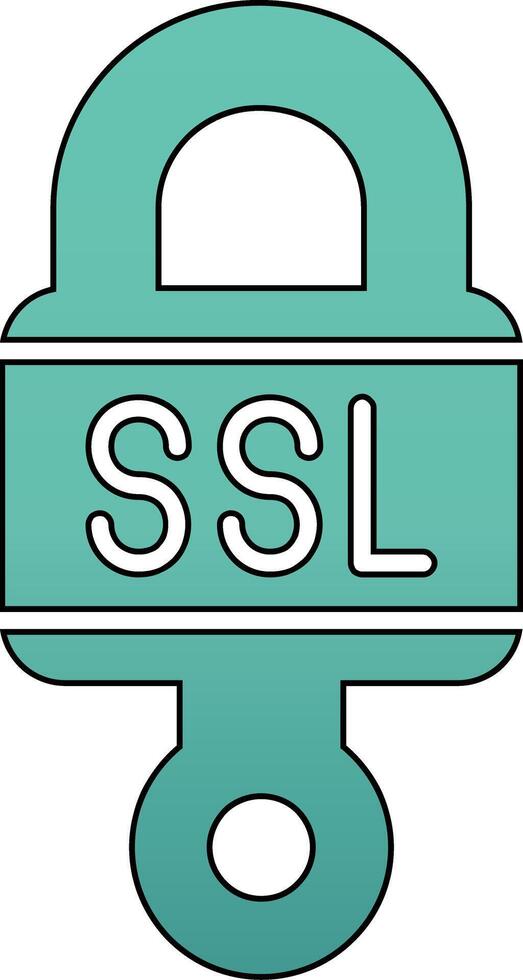 SSL-Vektorsymbol vektor