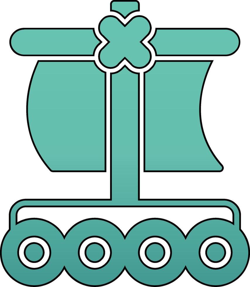 Floß Vektor Symbol