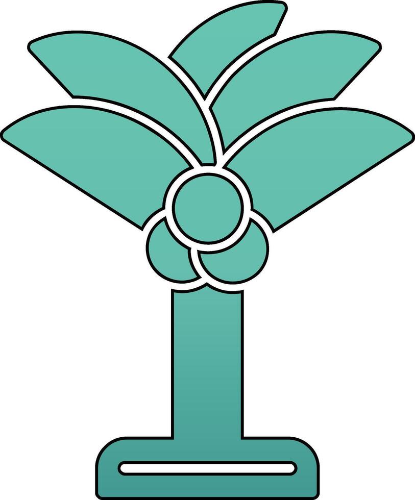 Palme-Vektor-Symbol vektor