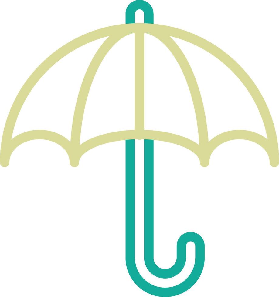 Regenschirm-Vektor-Symbol vektor