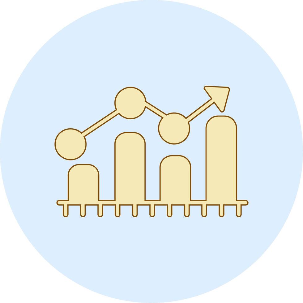 Balkendiagramm-Vektorsymbol vektor