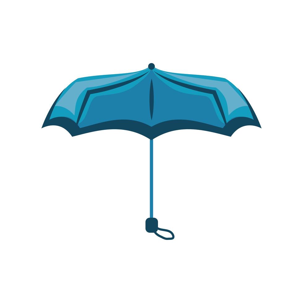 blauer Regenschirmschutz vektor