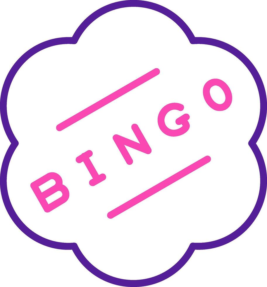 bingo vektor ikon