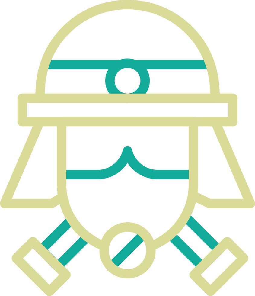 Feuerwehrmann Maske Vektor Symbol