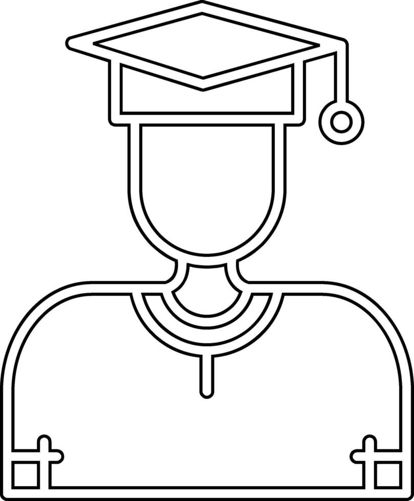 Student-Vektor-Symbol vektor