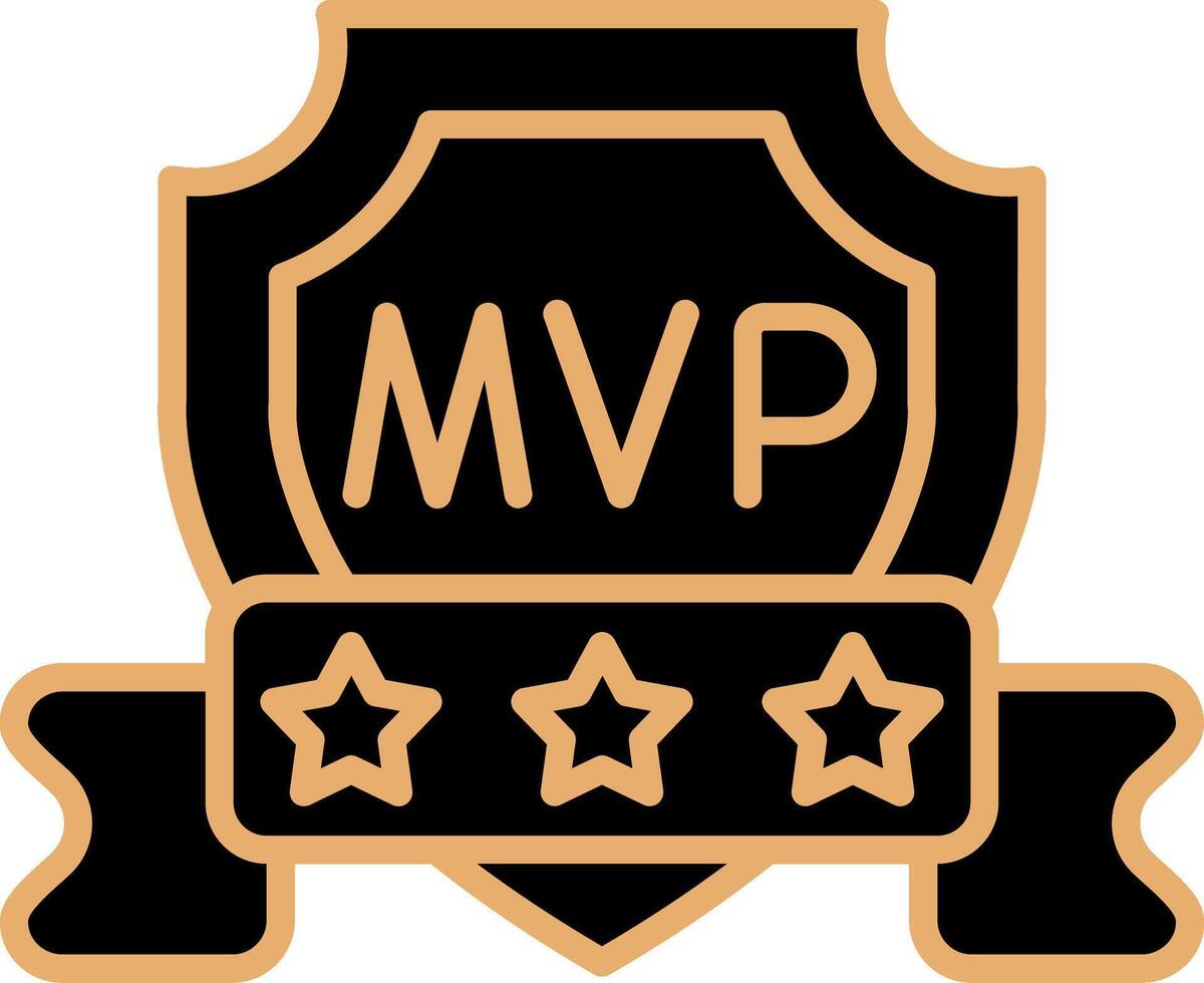 mvp vektor ikon