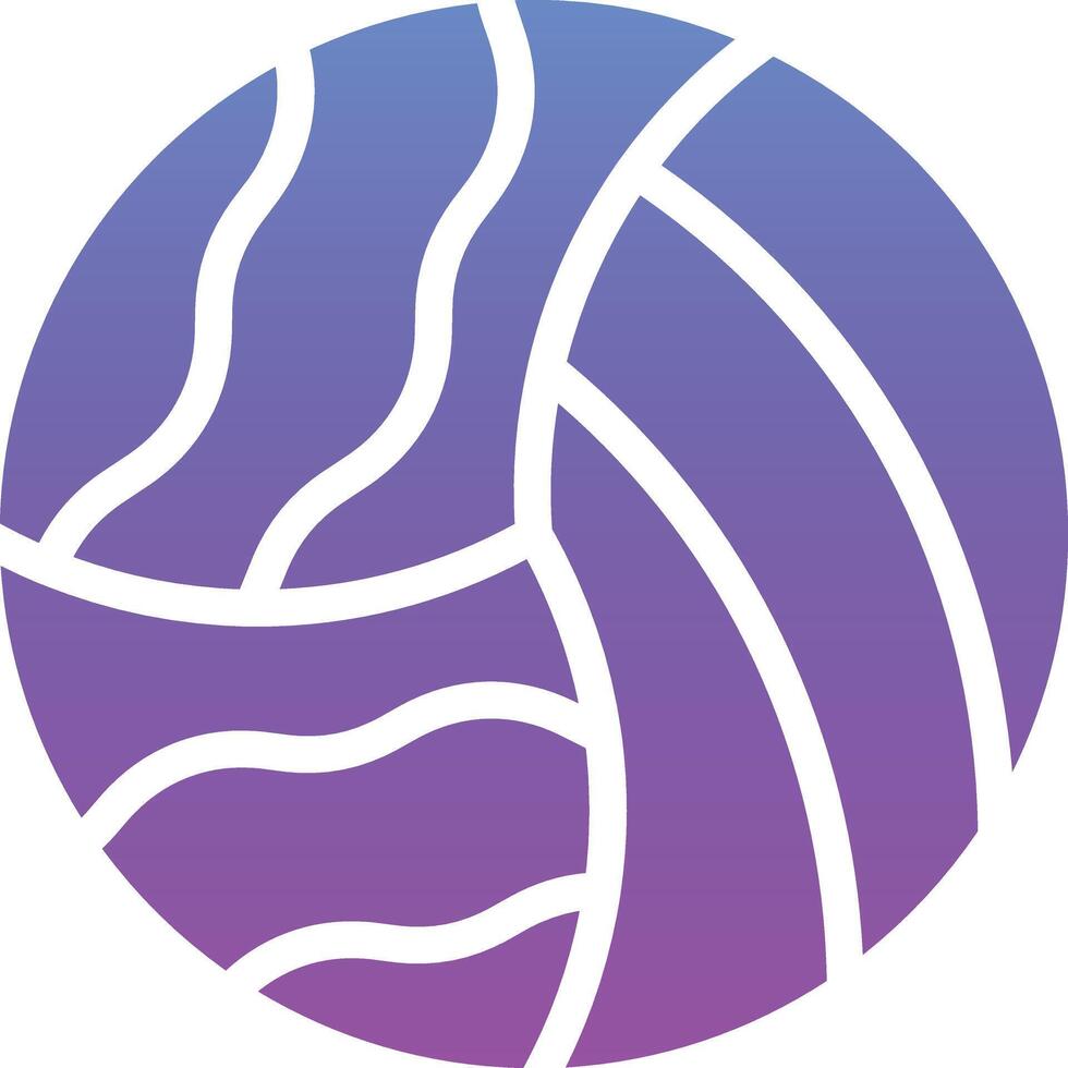 Volleyball-Vektor-Symbol vektor