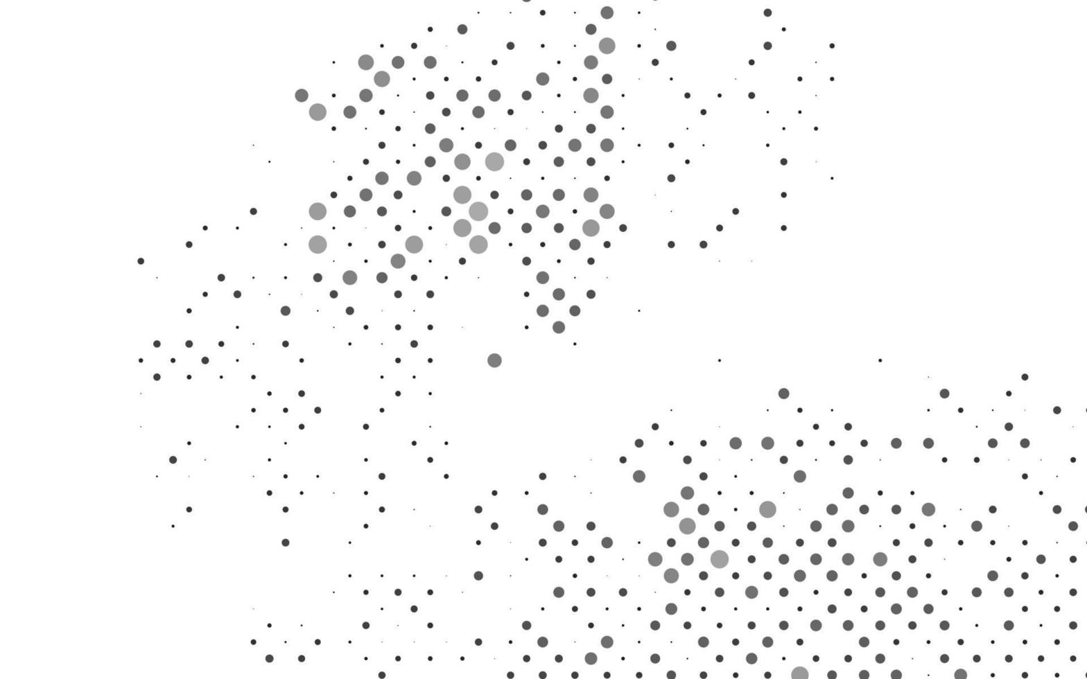 ljus silver, grå vektor layout med cirkel former.