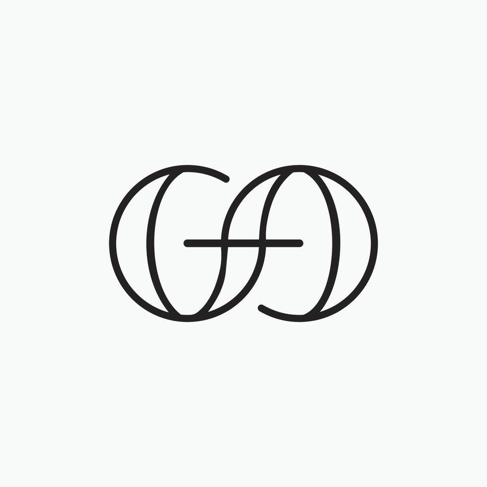 första brev sg logotyp eller gs logotyp vektor design mall