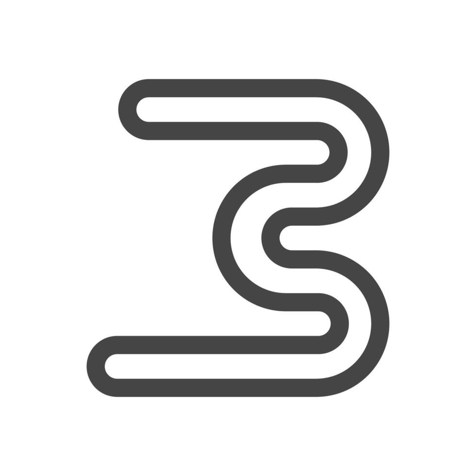 alfabetet initialer logotyp bs, sb, s och b vektor