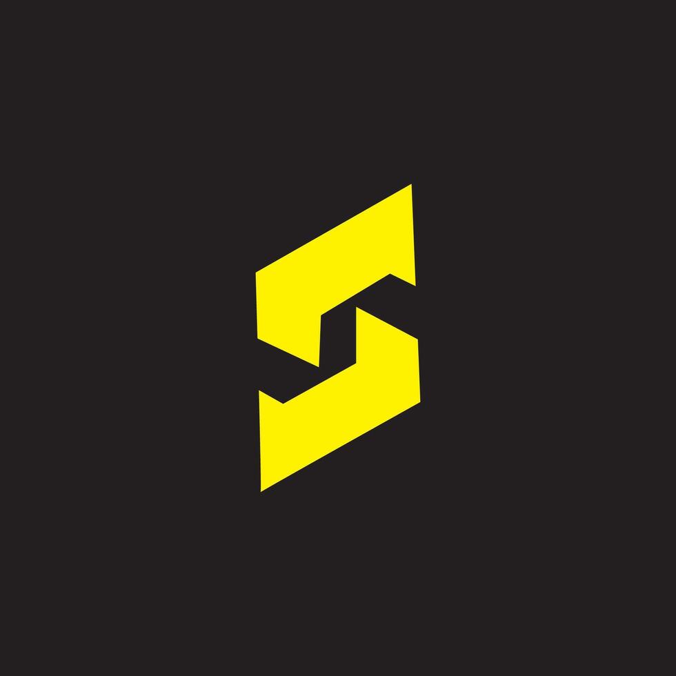 Initiale Brief s Logo oder ss Logo Vektor Design Vorlage