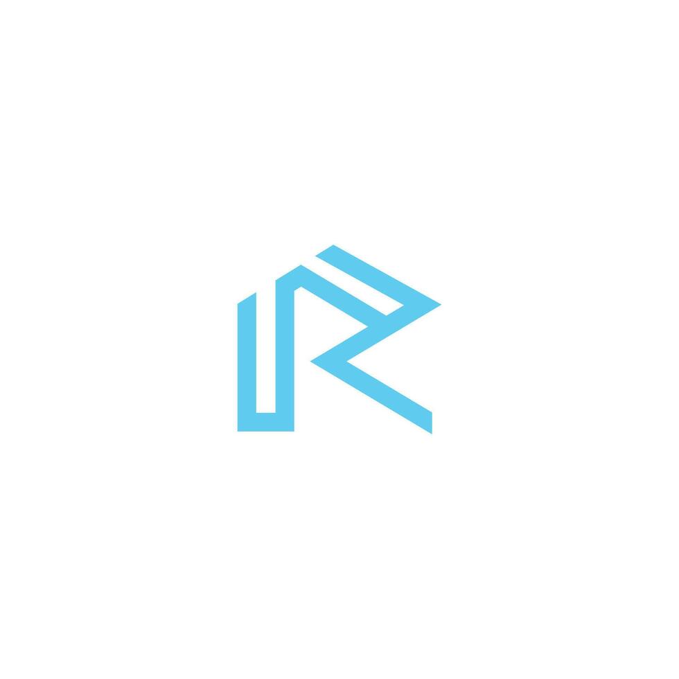 r oder rr Logo und Symbol Design vektor