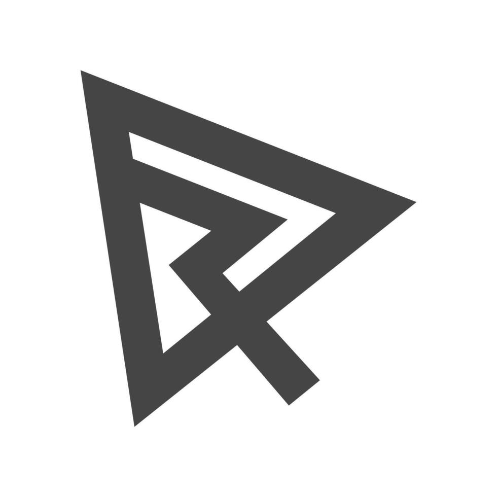 qr, rq, q och r abstrakt första monogram brev alfabet logotyp design vektor