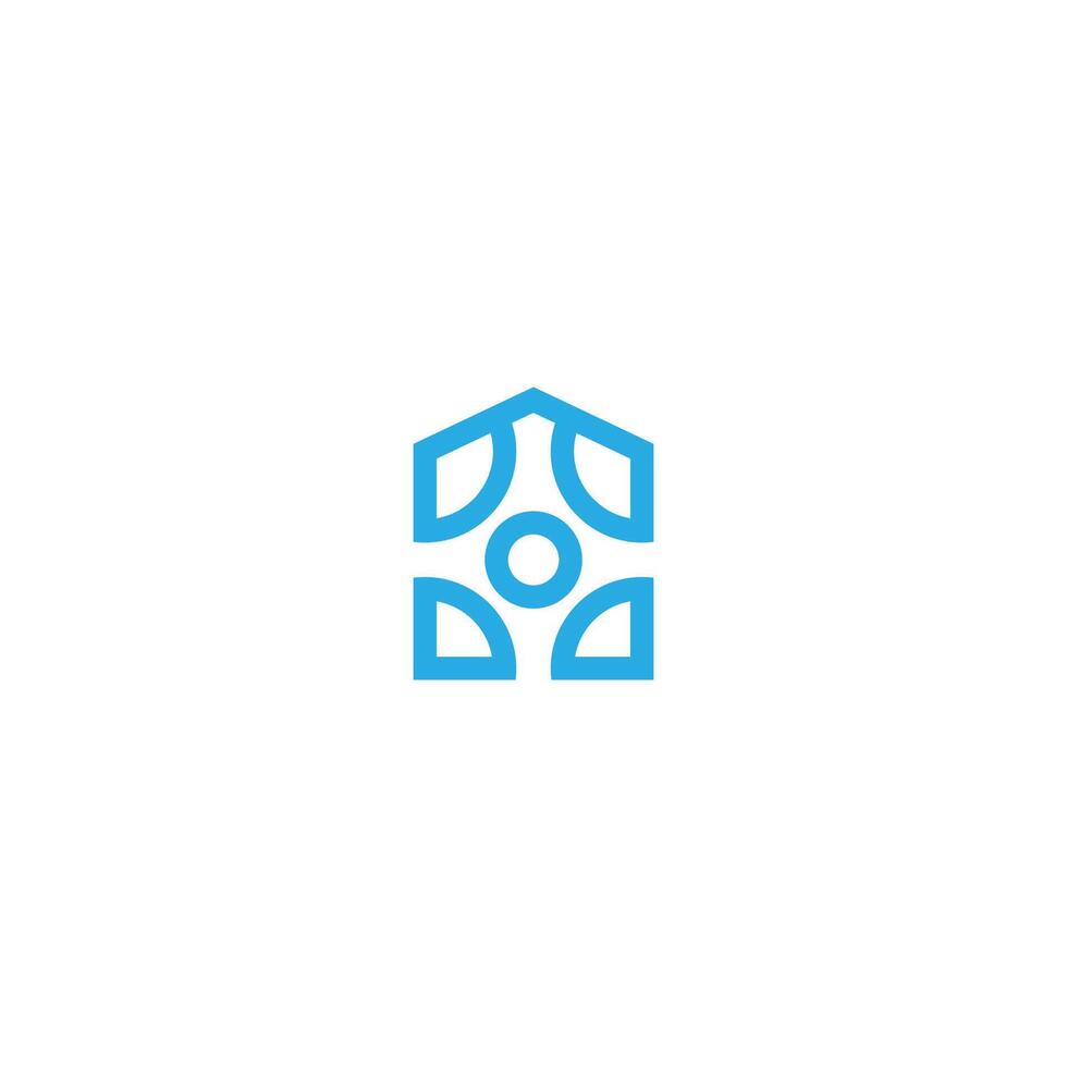 Gruppe von Menschen Versammlung Logo Symbol, Mannschaft im das Haus Logo Vorlage vektor
