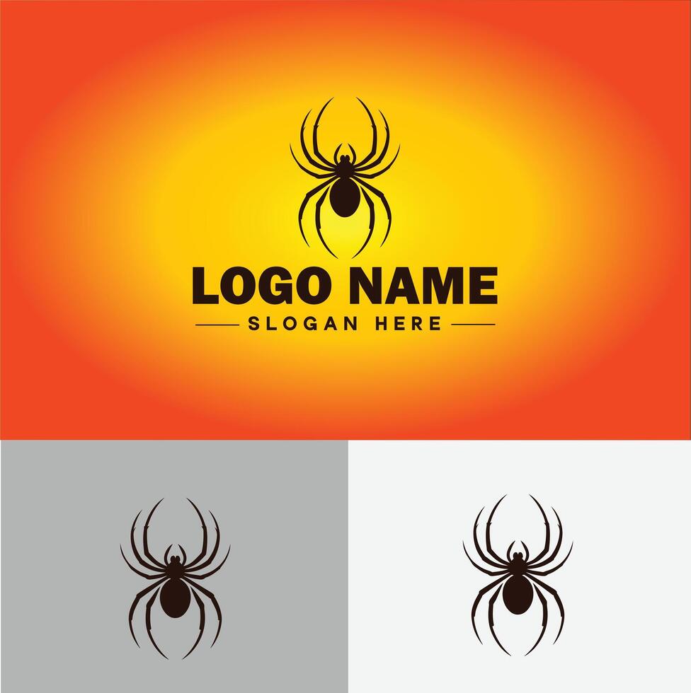 Spinne Logo Vektor Kunst Symbol Grafik zum Unternehmen Marke Geschäft Symbol Spinne Logo Vorlage