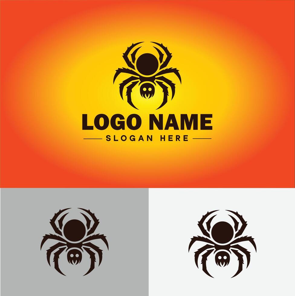 Spinne Logo Vektor Kunst Symbol Grafik zum Unternehmen Marke Geschäft Symbol Spinne Logo Vorlage